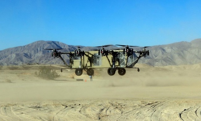 Quân đội Mỹ phát triển xe tải lai trực thăng 1